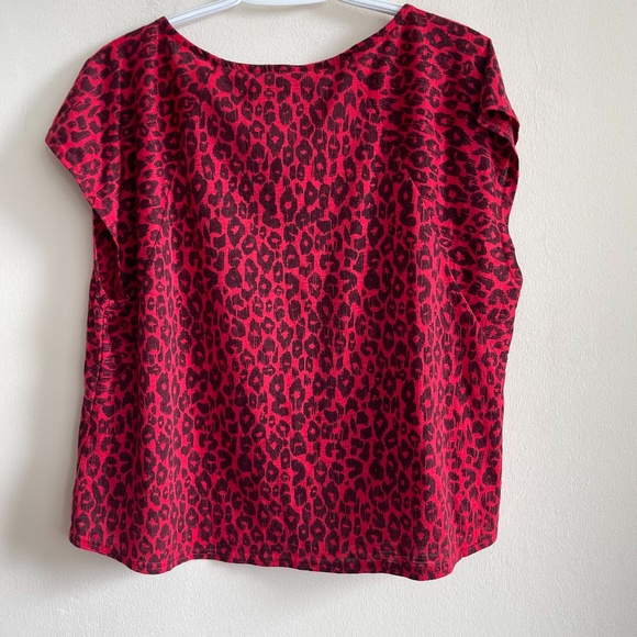 Armani Exchange Leopard print crop t-shirt - Picture 5 of 5